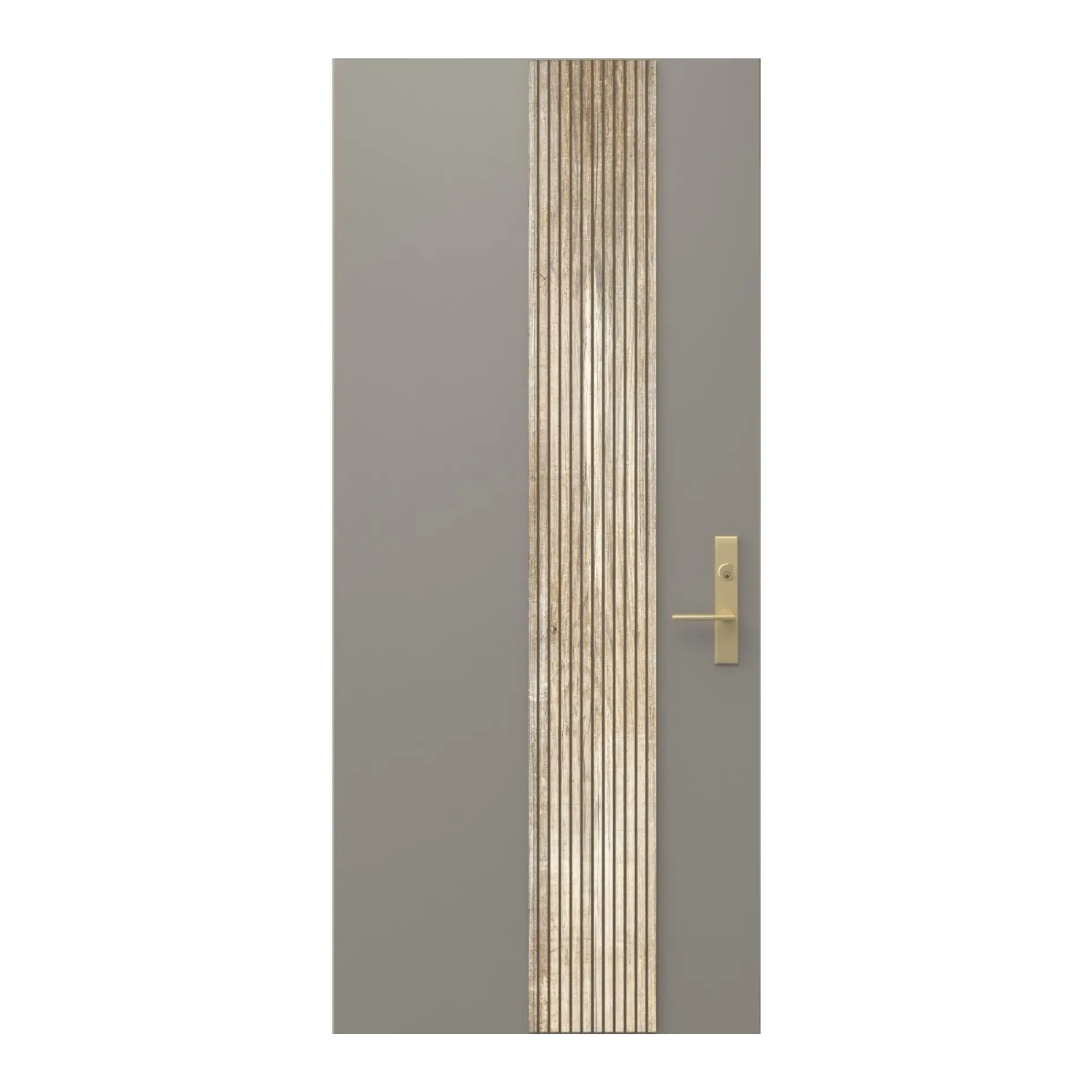 Vertical Accent – Reeded Wood 1 vertical accent – reeded wood